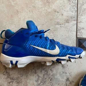 Blue Nike FastFlex Alpha Football Cleats